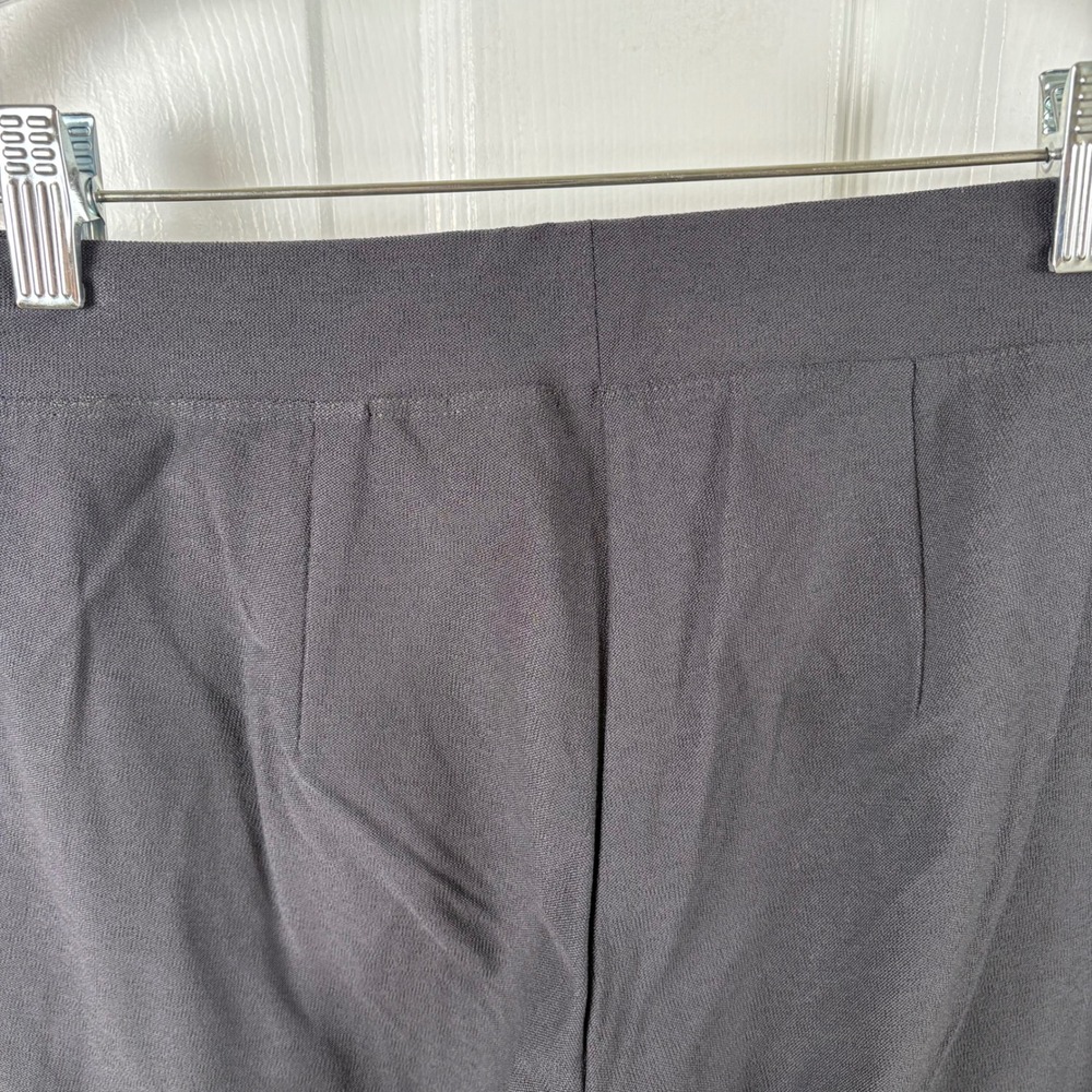 NWT Eileen Fisher Slim Ankle Pant XXS Graphite Washable Stretch Crepe Minimalist - Picture 6 of 7